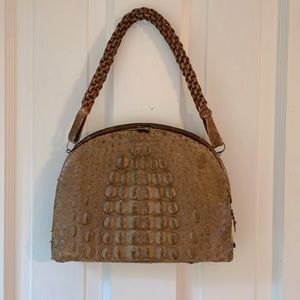Gorgeous antique crocodile handbag.